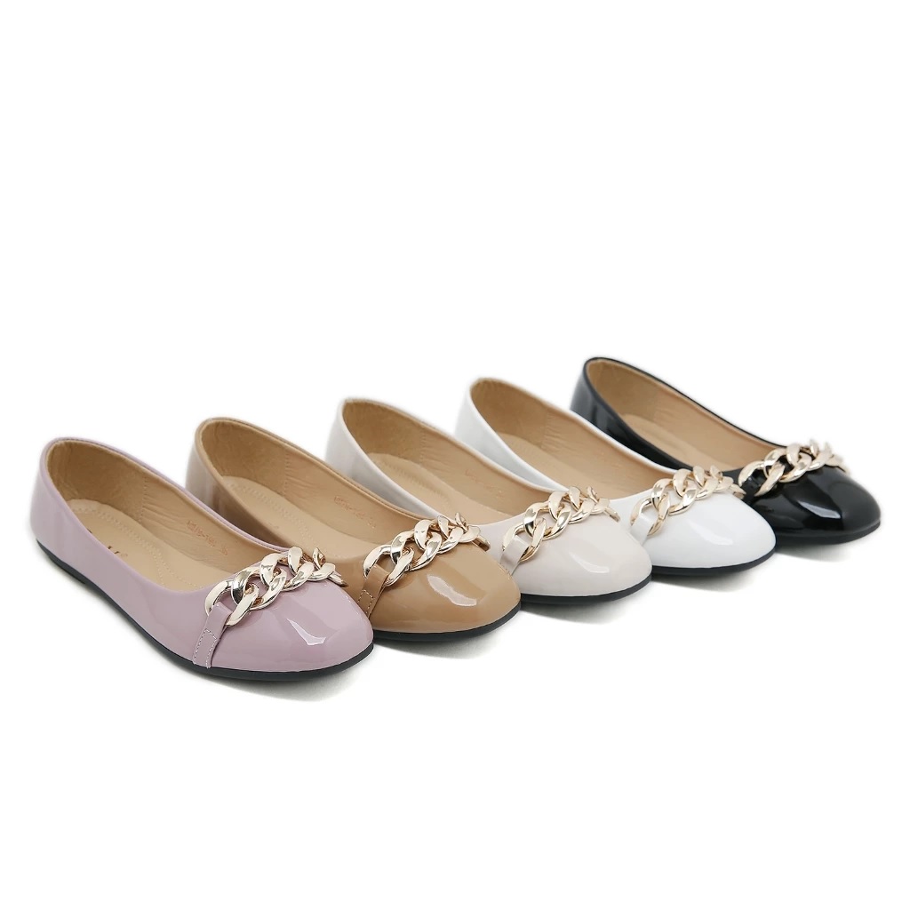 Fashion Gloosy loafers mules